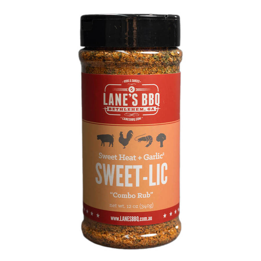 Lanes Bbq Sweet Heat Garlic Rub 340g Bbq Spit Rotisseries 2593