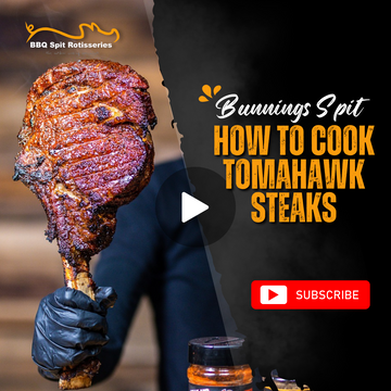 Bunnings Spit: How to Cook Tomahawk Steaks