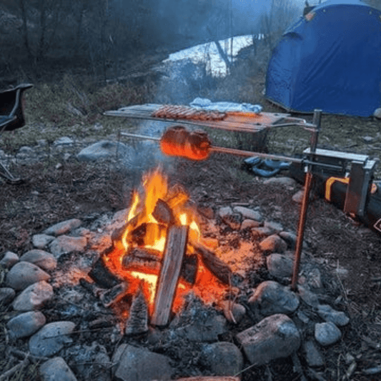 Camp Cooking 101 - Spit Roasters for Camping