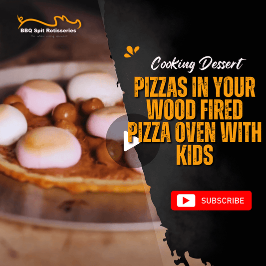 Cooking Dessert Pizzas in Your Wood Fired Pizza Oven with Kids