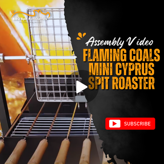 Flaming Coals Mini Cyprus Spit Roaster - Assembly Video