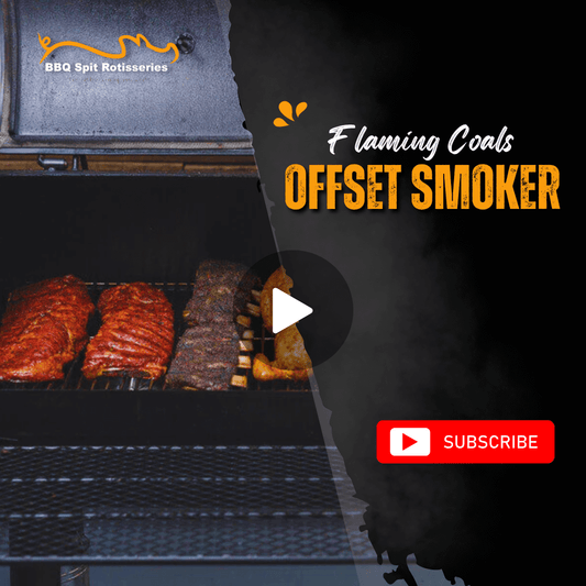 Flaming Coals Offset Smoker