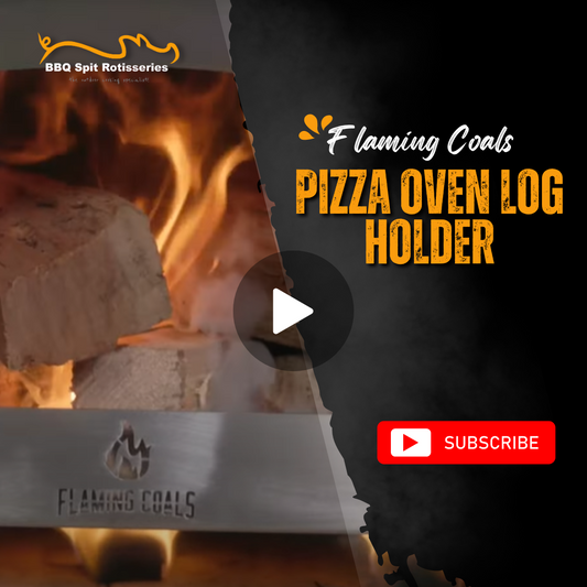 Flaming Coals Pizza Oven Log Holder