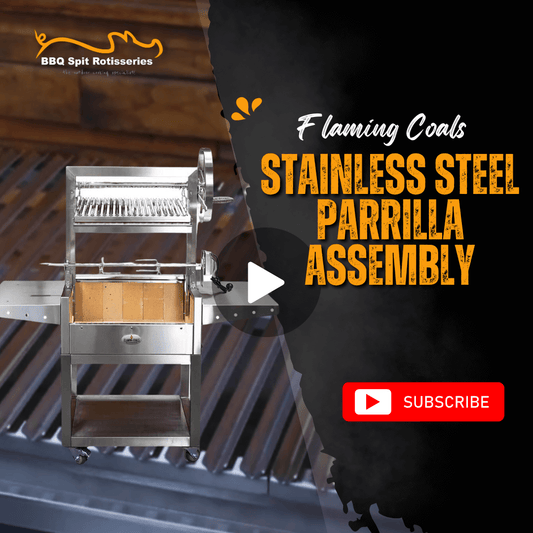 Flaming Coals Stainless Steel Parrilla Assembly