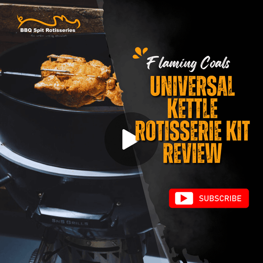 Flaming Coals Universal Kettle Rotisserie Kit Review: The Best Way to Cook on Your Kettle BBQ