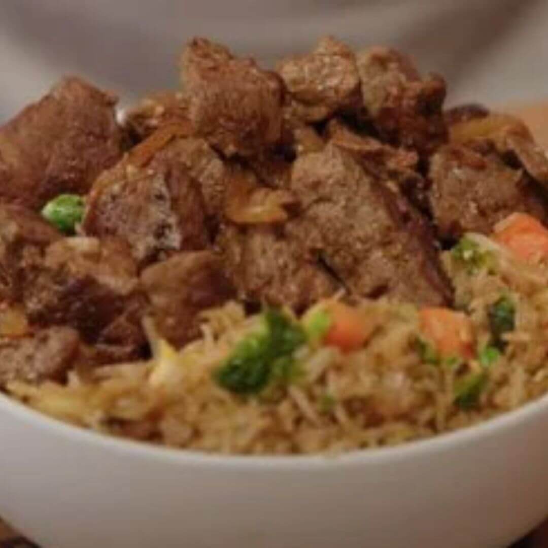 Easy Asian Beef Tips and Fried Rice Recipe | Affordable Weeknight Meal ...