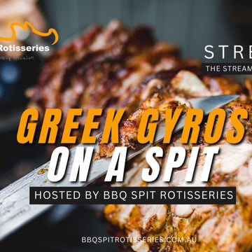 Greek Gyros on a Spit Demonstration