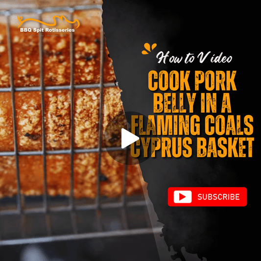 How to Cook Pork Belly in a Flaming Coals Cyprus Basket