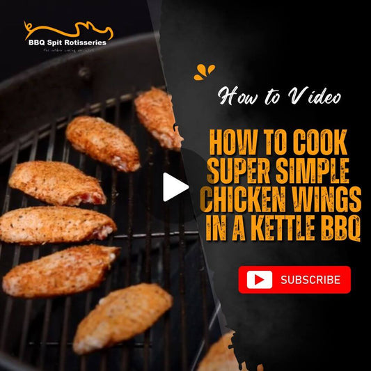 How to Cook Super Simple Chicken Wings in a Kettle BBQ