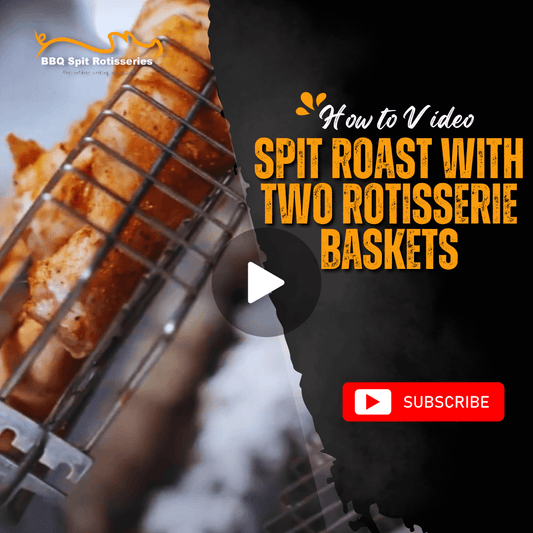 How to Spit Roast with two Rotisserie Baskets! | Cyprus Spit Secrets!