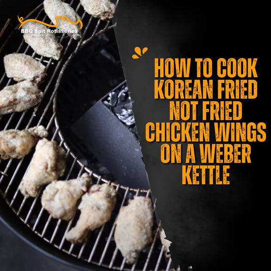 How to cook Korean Fried not Fried Chicken Wings on a Weber Kettle