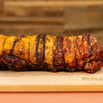 How to spit roast a Porchetta