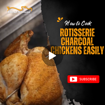 How to cook Rotisserie Charcoal Chickens easily!