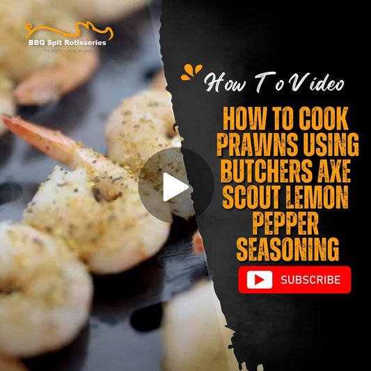 How to cook Prawns using Butchers Axe Scout Lemon Pepper Seasoning