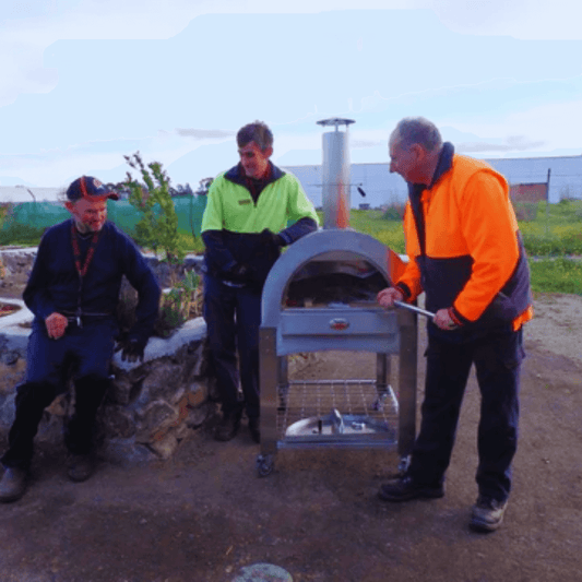 Serving the Community - Wood Fired Pizza Oven Installed at Brite Services