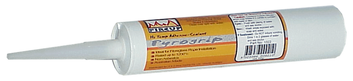 Pyrogrip Stove & Fireplace Adhesive/Sealant 1200C 500g by Fireup