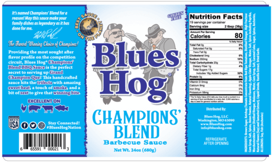 Blues Hog Champion's Blend BBQ Sauce