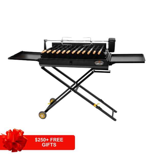 Deluxe Original Foldable Cypriot Souvla Spit Grill