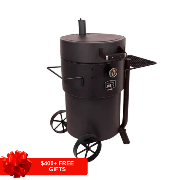 Bronco Pro Drum Smoker XL Large BLACK | Oklahoma Joe