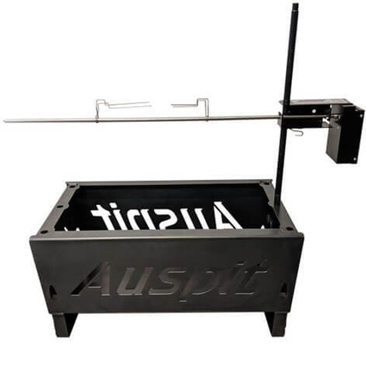 Auspit Rotisserie with Firepit Combo