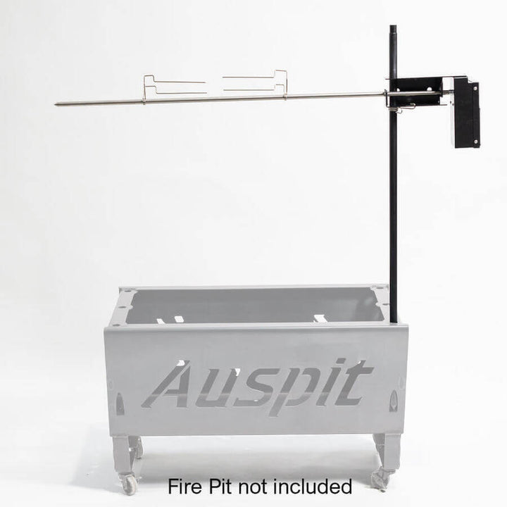 Auspit Compact Portable Camping Spit Rotisserie Package - Original