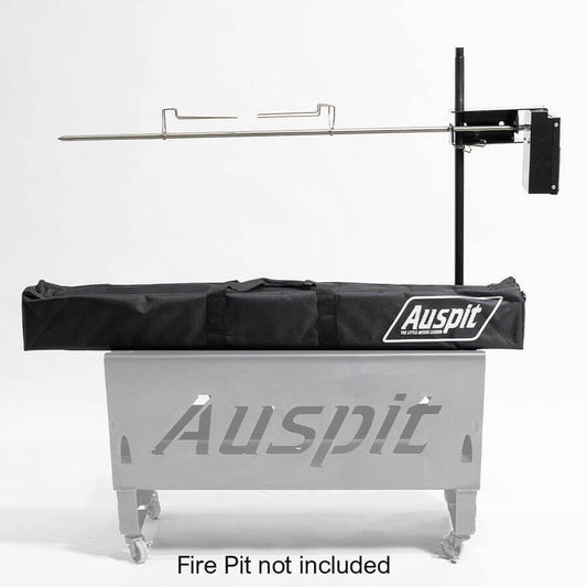 Auspit Compact Portable Camping Spit Rotisserie Package - Original