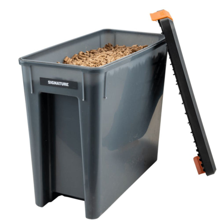 Staydry Pellet Bin & Lid - BBQ Spit Rotisseries