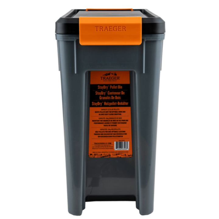 Staydry Pellet Bin & Lid - BBQ Spit Rotisseries