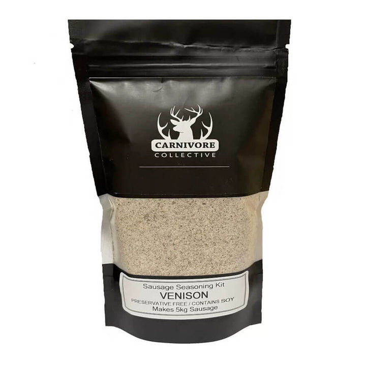 Sausage Seasoning Kit – Venison | Carnivore Collective - BBQ Spit Rotisseries