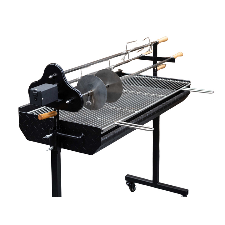 3 Skewer Cyprus Spit Roaster with Charcoal BBQ by Flaming Coals