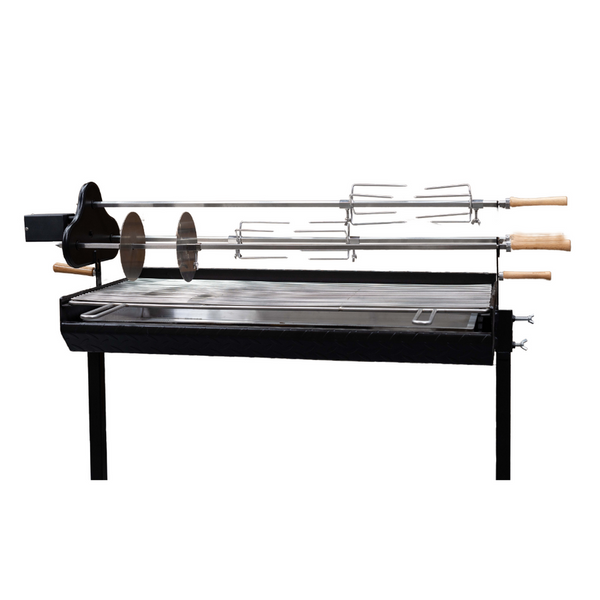 3 Skewer Cyprus Spit Roaster with Charcoal BBQ by Flaming Coals