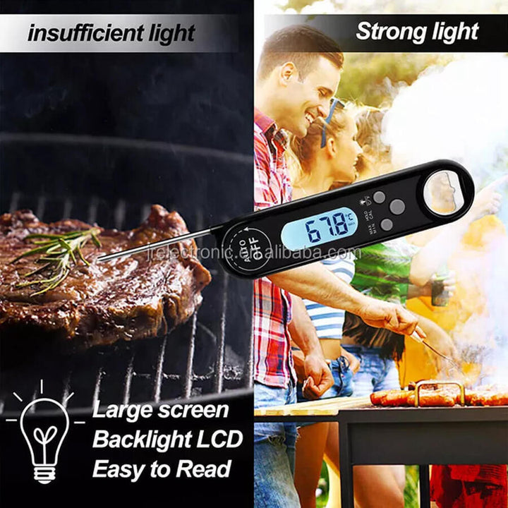 Digital Instant Read BBQ Thermometer 240 Degree Rotation Probe