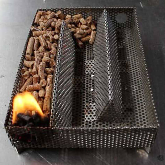 EZ Cold Smoker Tray for Pellet Smoking BBQ Spit Rotisseries