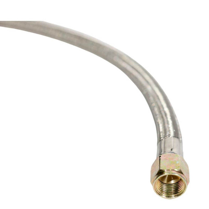 1500mm Stainless Steel Braided Gas Hose with Regulator | Flaming Coals - BBQ Spit Rotisseries