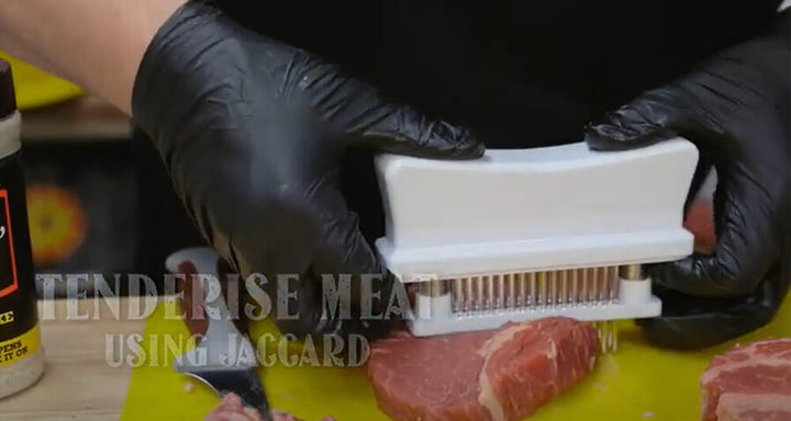 Jaccard Meat Tenderiser | Pork and Chicken Skin Stabber - Flaming Coals