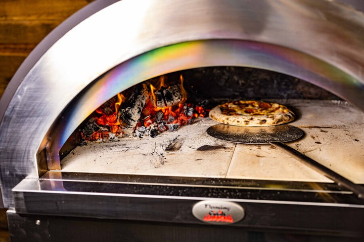 Stainless Steel Pizza Spinner | Long 113cm - Flaming Coals