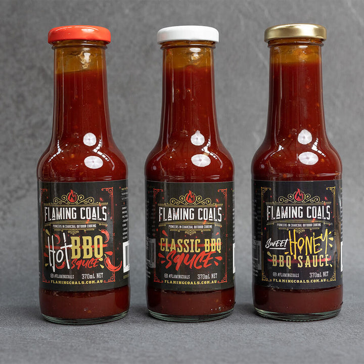 Flaming Coals Rubs and Sauces Combo Pack