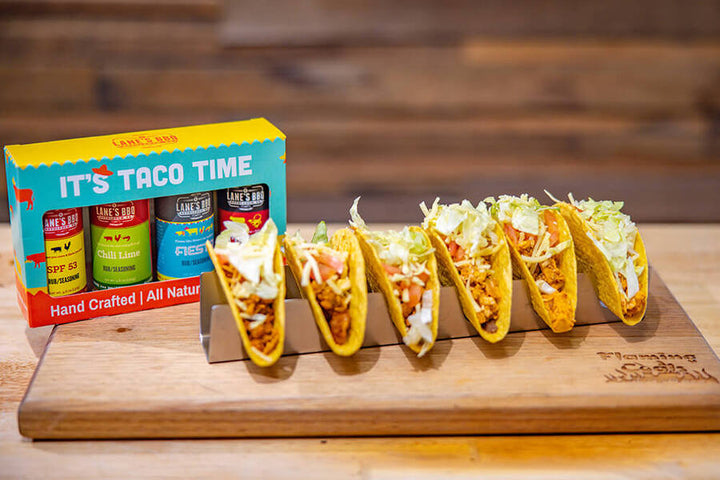 Taco Rubs and Taco Holder Combo Pack