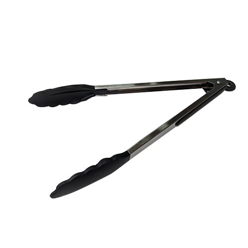 Flaming Coals Silicone Food Tongs