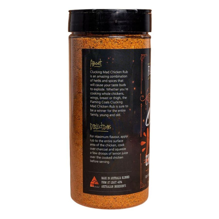 Clucking Mad Chicken Rub - Flaming Coals