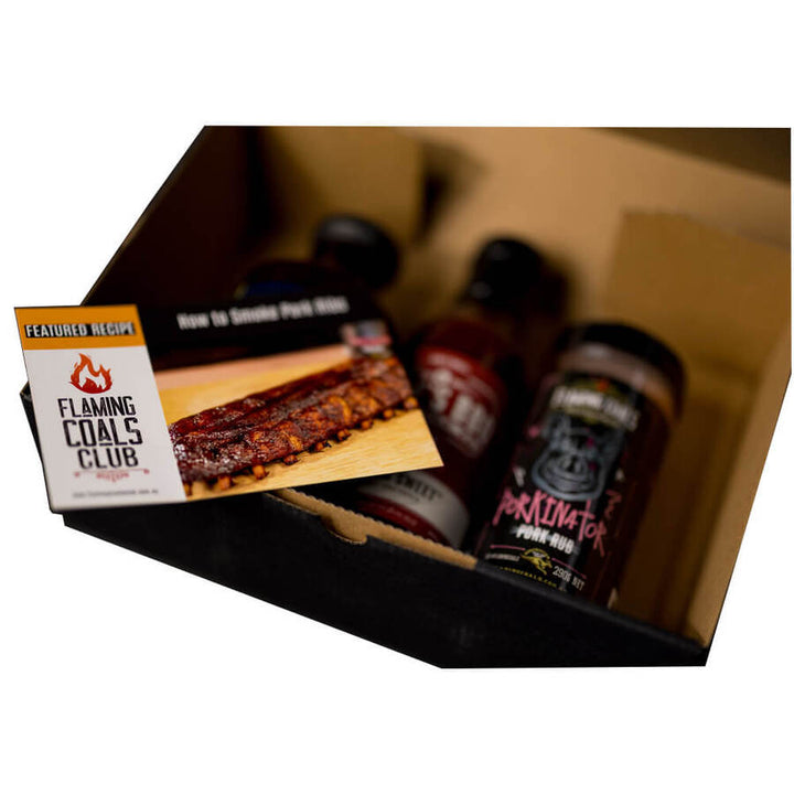 Pork Ribs Rub and Sauce Pack Combo Pack