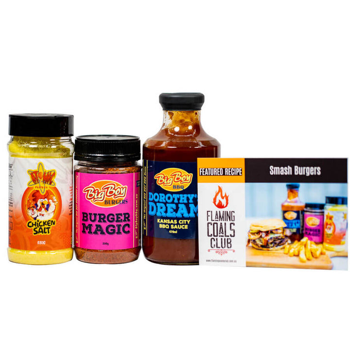 Smash Burgers Rub and Sauce Combo Pack