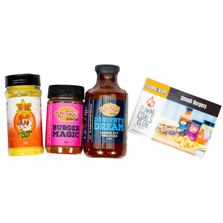 Smash Burgers Rub and Sauce Combo Pack