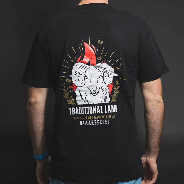 Flaming Coals T-Shirt- Lamb