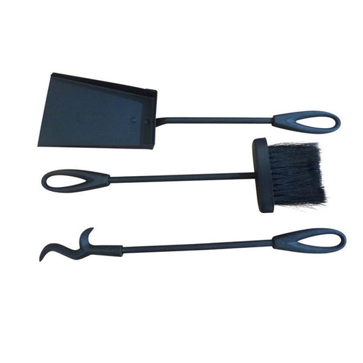 Fireplace tool set - 3 piece plus stand