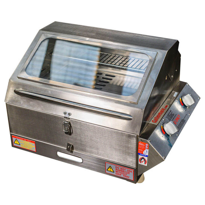 Marine BBQ | Galleymate 1500 1/2 Grill & 1/2 Solid Plate