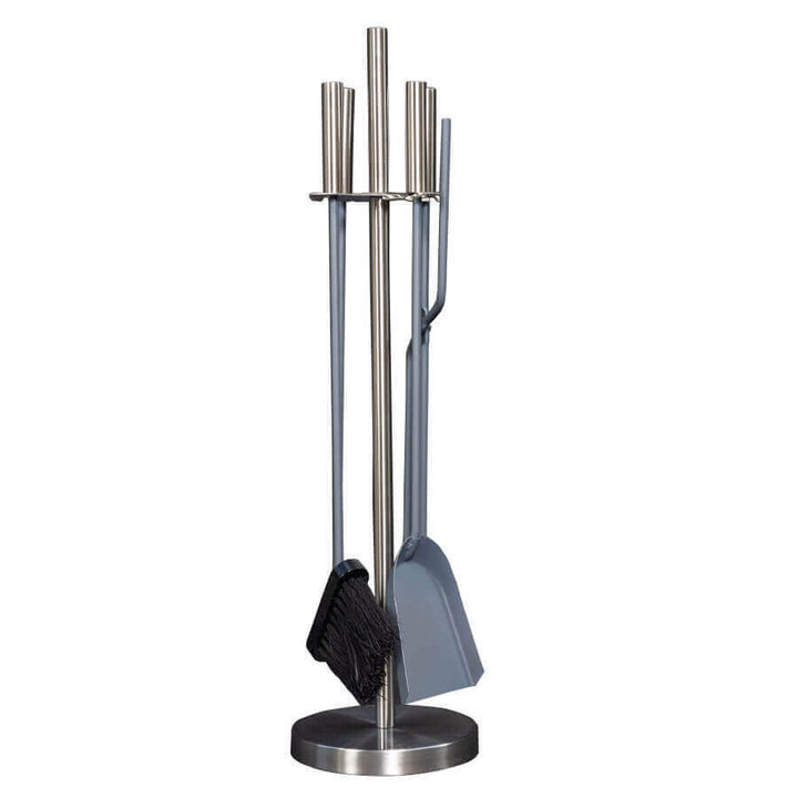 4-piece Fire Tool Set with Stand by Fireup