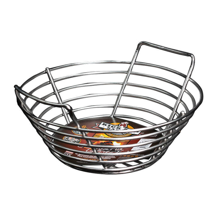 Kick Ash Basket for the Medium Big Green Egg - Stainless Steel