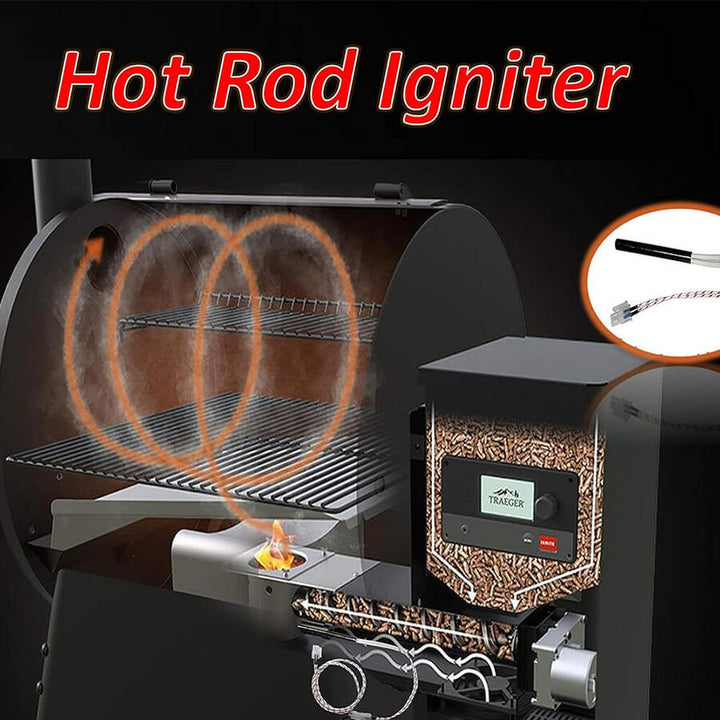 Hot Rod Replacement Kit for Traeger Pellet Grills Pro 575/780, Ironwood 650/885, Timberline 850 & 1300