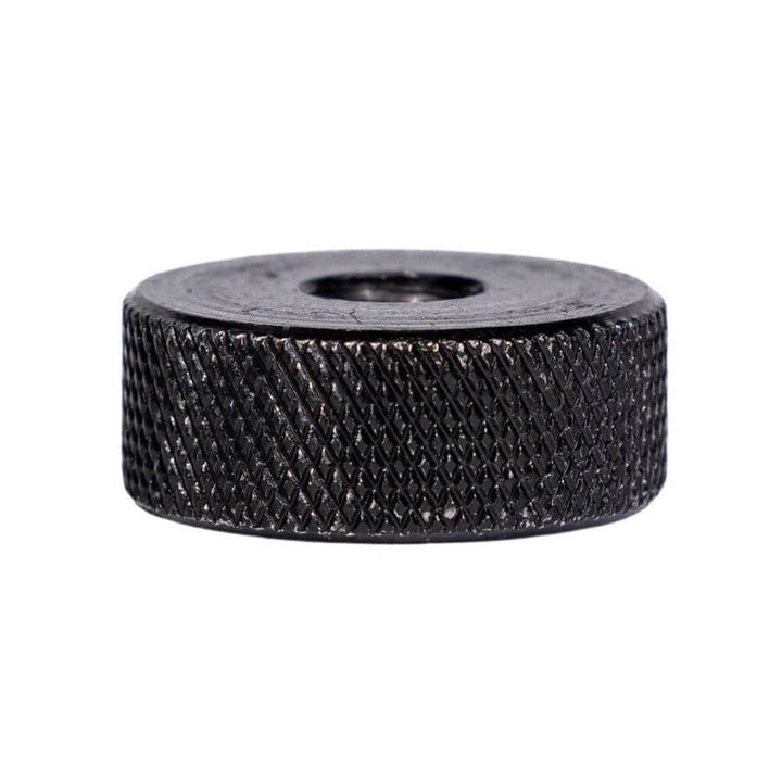 Knurled Round Nut – Black (M8) Doughnut - BBQ Spit Rotisseries